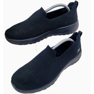 SKECHERS Performance Go Walk Joy Black Stretch Fit Basketweave Knit Womens Sz 11